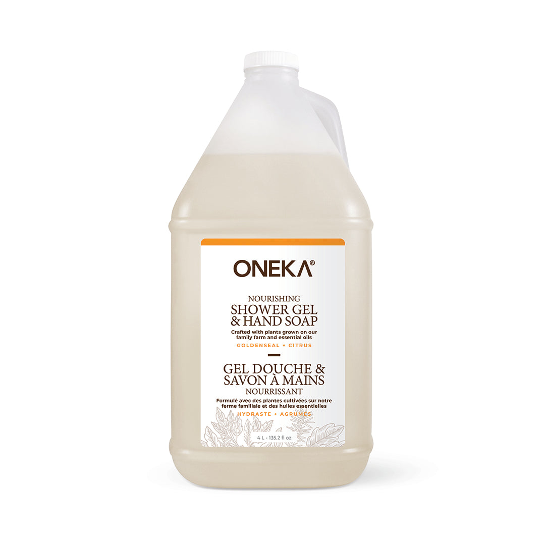 Goldenseal & Citrus Shower Gel and Hand Soap 4L Refill