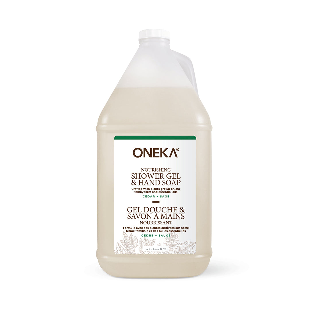 Cedar & Sage Shower Gel and Hand Soap 4L Refill
