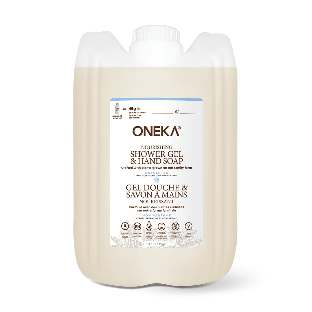 Gel Douche et Savon à Mains Non Parfumé Recharge 19.5L