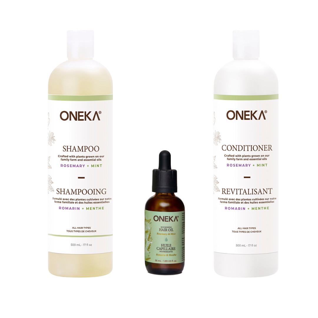 Rituel capillaire rééquilibrant aux plantes en 3 étapes