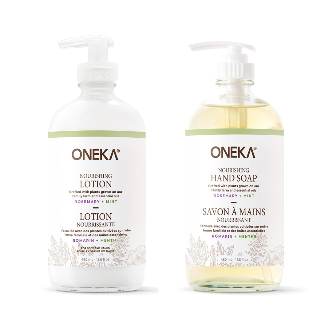 Rosemary & Mint Nourishing Lotion and Hand soap Duo