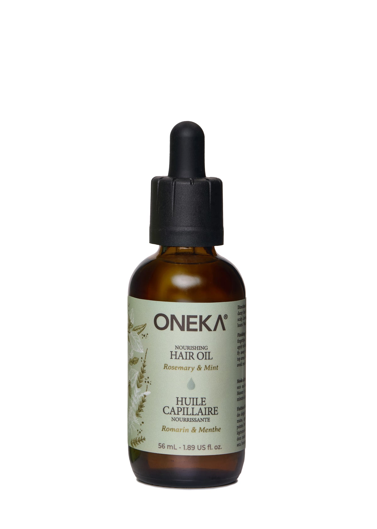 Huile Capillaire Nourrissante - Romarin & Menthe