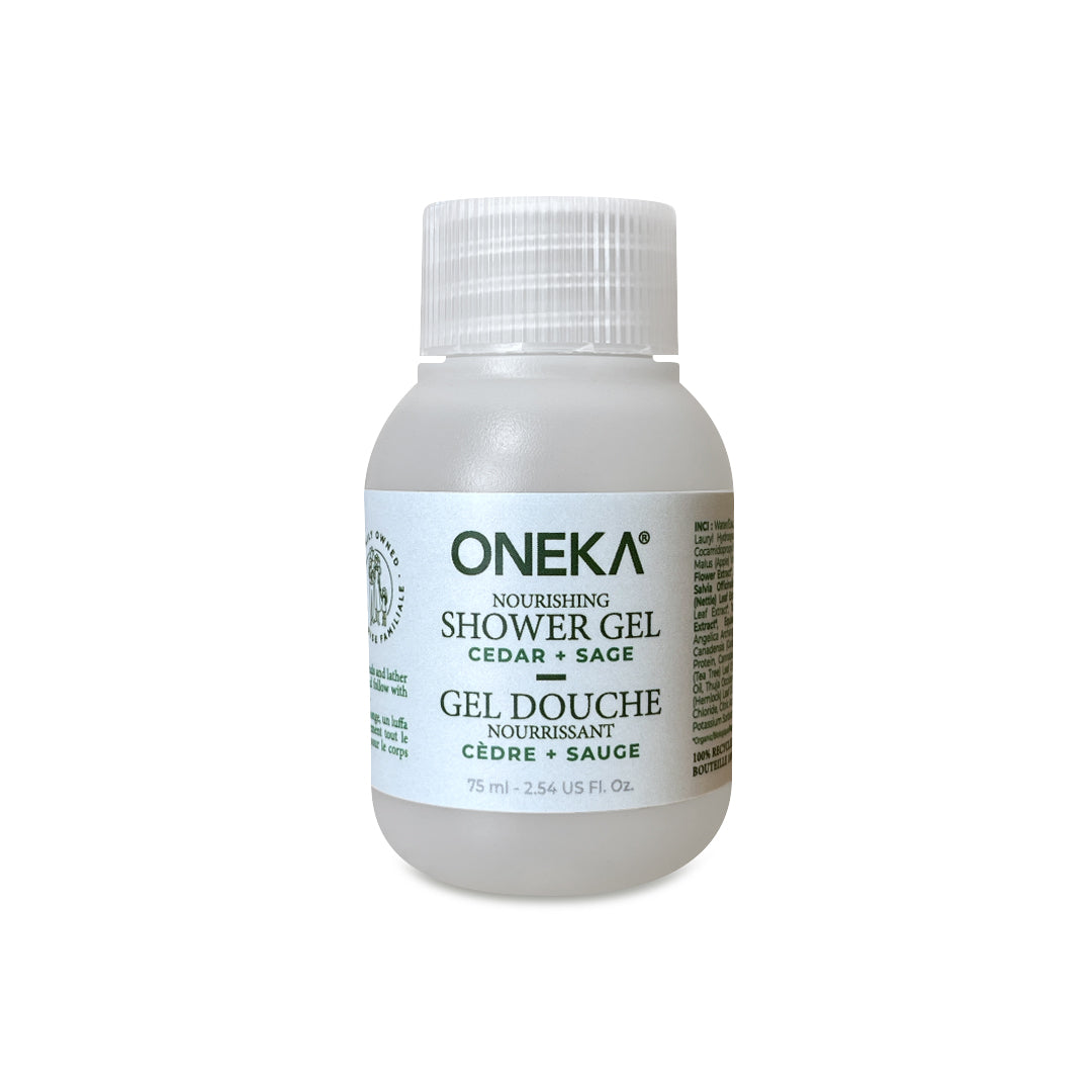 Gel douche Cdre et Sauge 75 ml - onekaelements Gel douche Cdre et Sauge 75 ml - onekaelements
