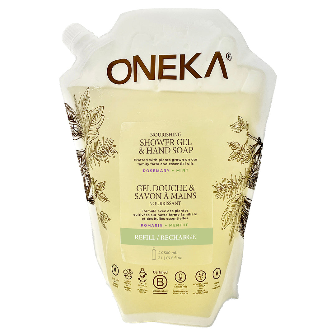 Rosemary & Mint Nourishing Shower Gel & Hand Soap 2L