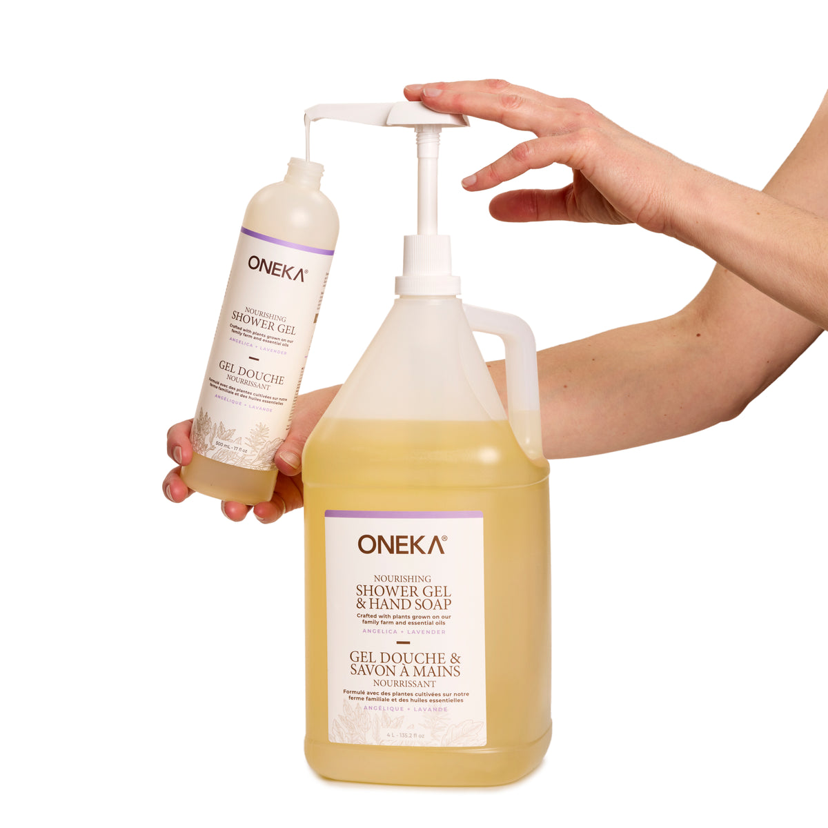 Duo de recharge Shampooing Angélique et Lavande