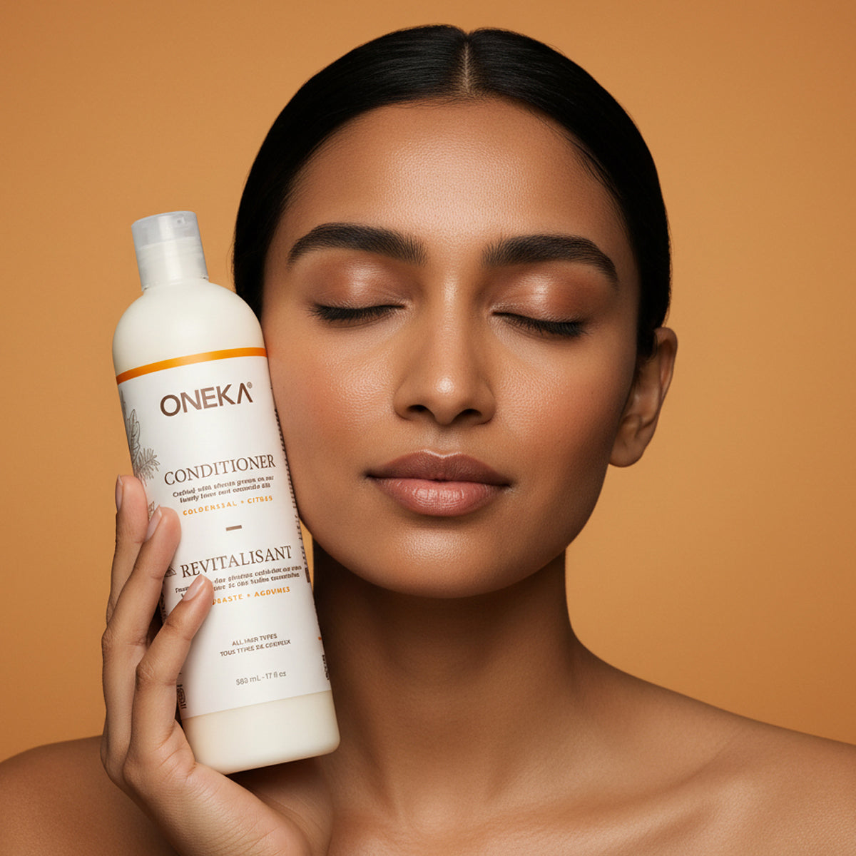 Oneka Goldenseal and Citrus conditioner and peaceful model
