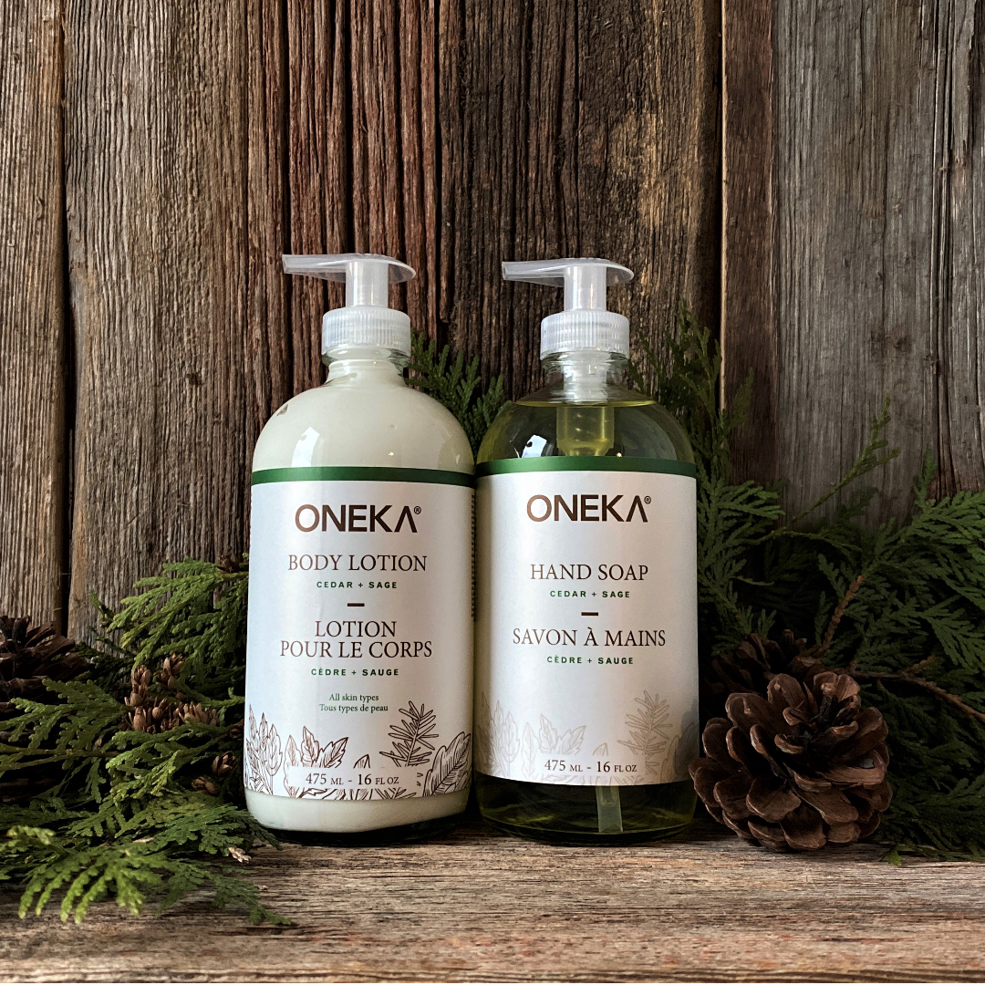 Cedar &amp; Sage Lotion and Hand Soap Duo